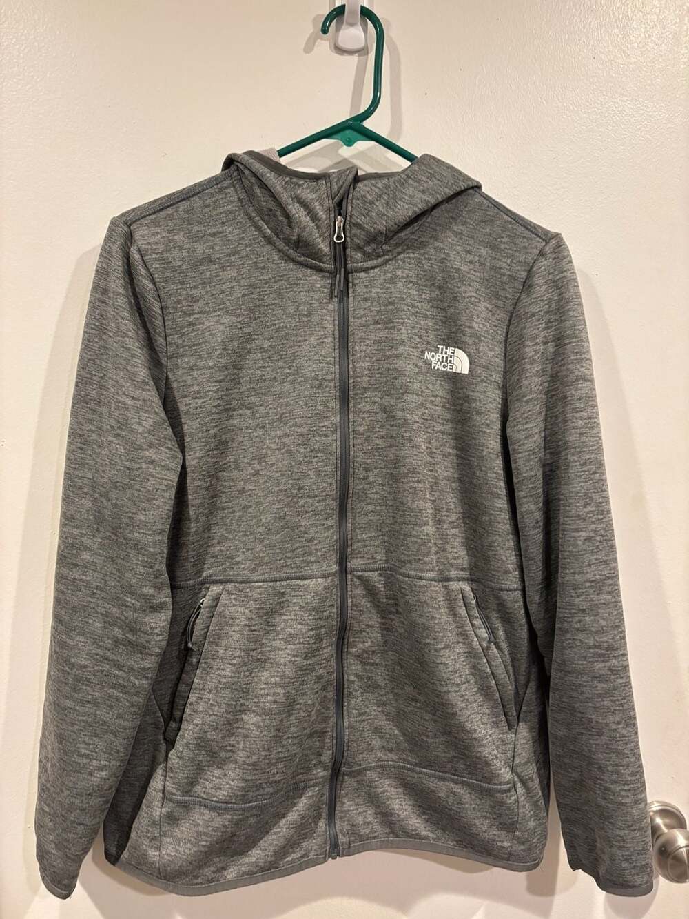 The North Face Women's Canyonlands Full Zip Hoodie Grey Heather Size L